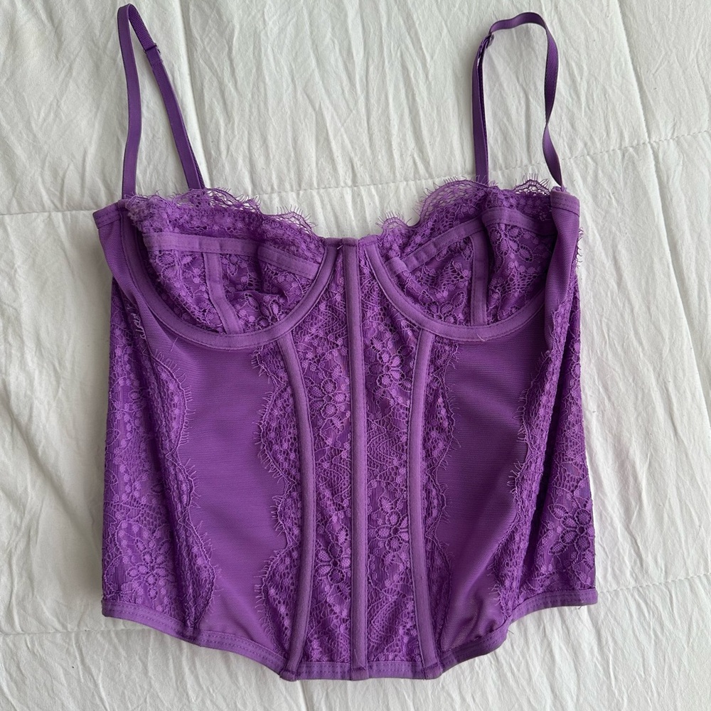Purple Lace Corset